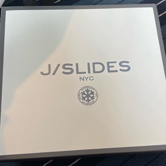 J/SLIDES BLACK SUEDE “Newbie” faux shearling waterproof Black Suede Boots Sz9 - Picture 7 of 9